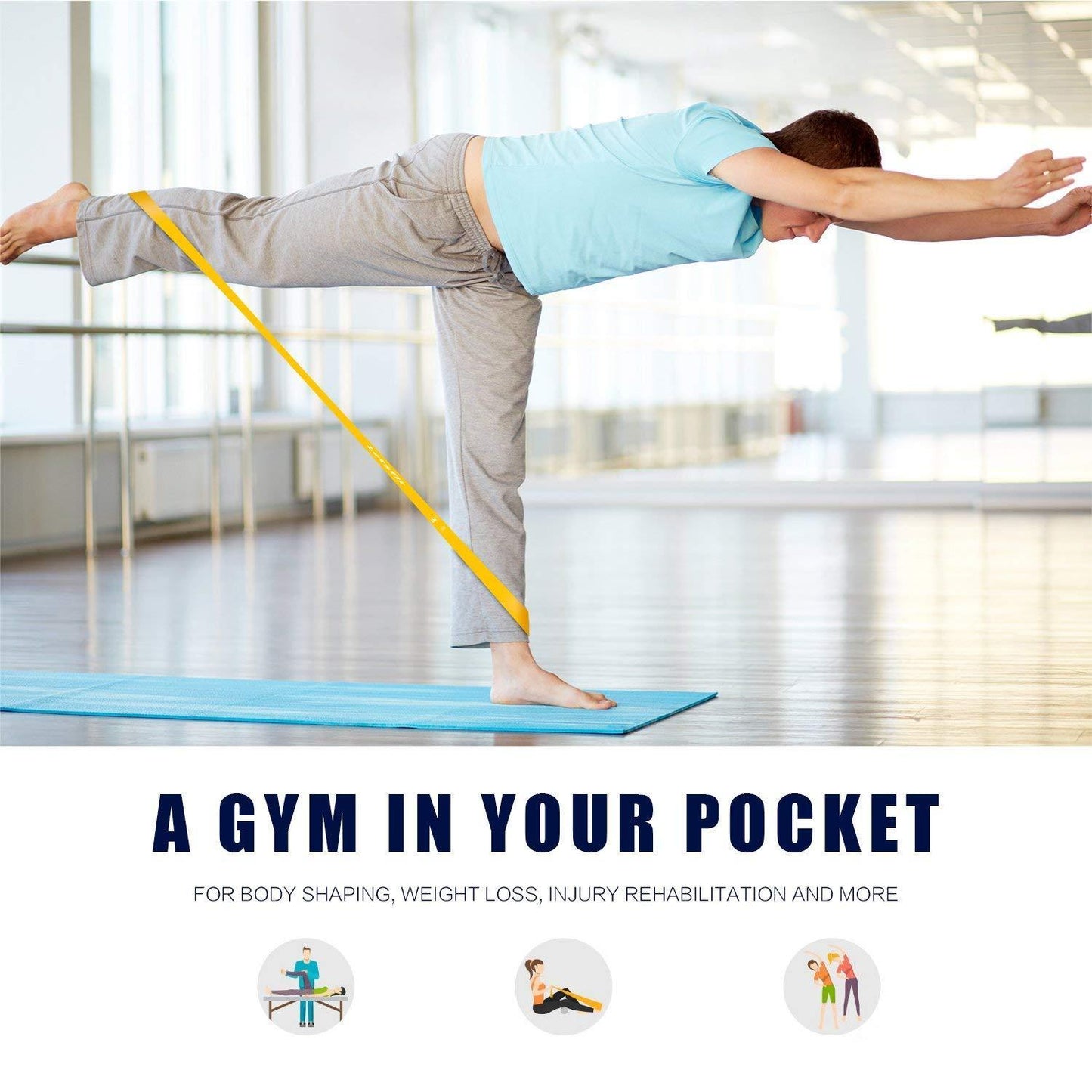 NaoRecover Pull & Release Bands (5 Levels)