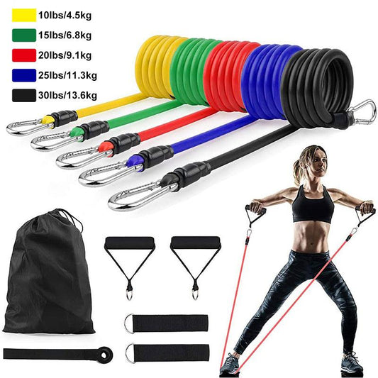 NaoRecover Desk Strength Bands Set (11-Piece